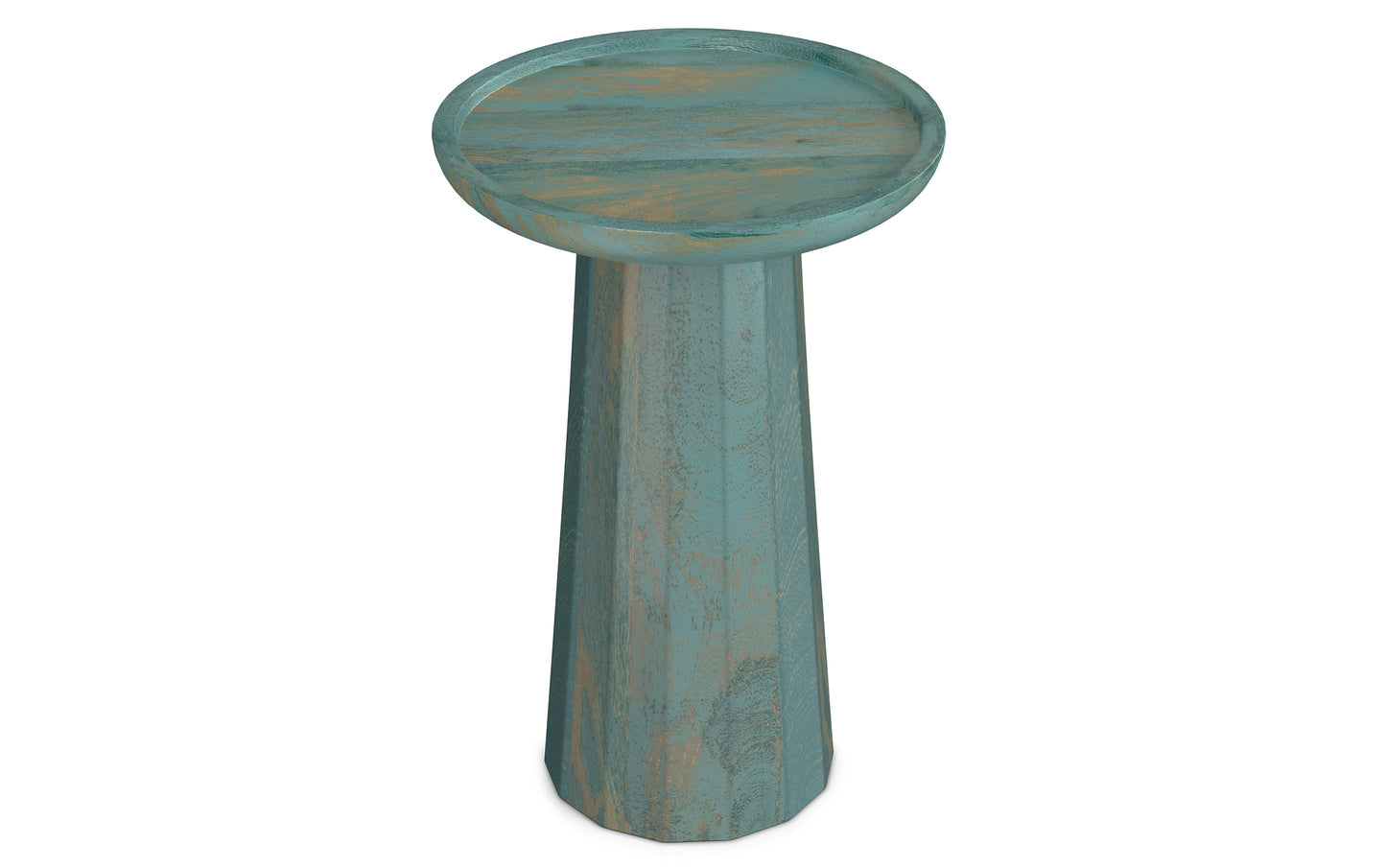 Teal Wash | Dayton Wooden Accent Table