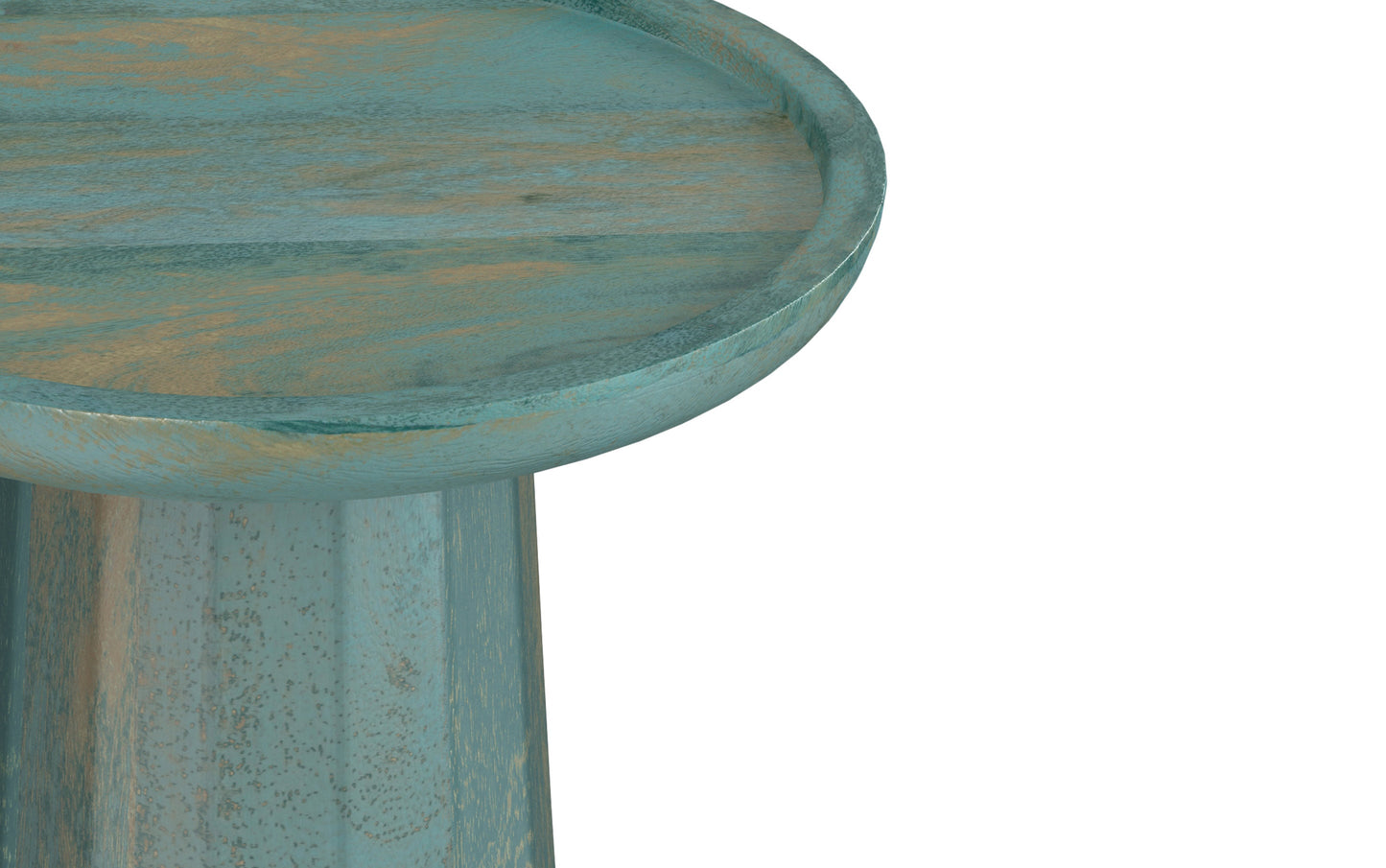 Teal Wash | Dayton Wooden Accent Table