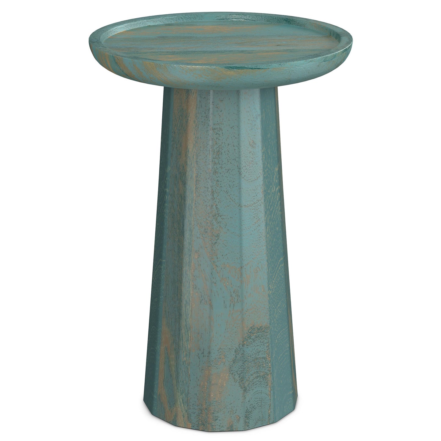 Teal Wash | Dayton Wooden Accent Table