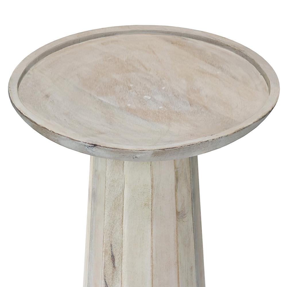 White Wash | Dayton Wooden Accent Table