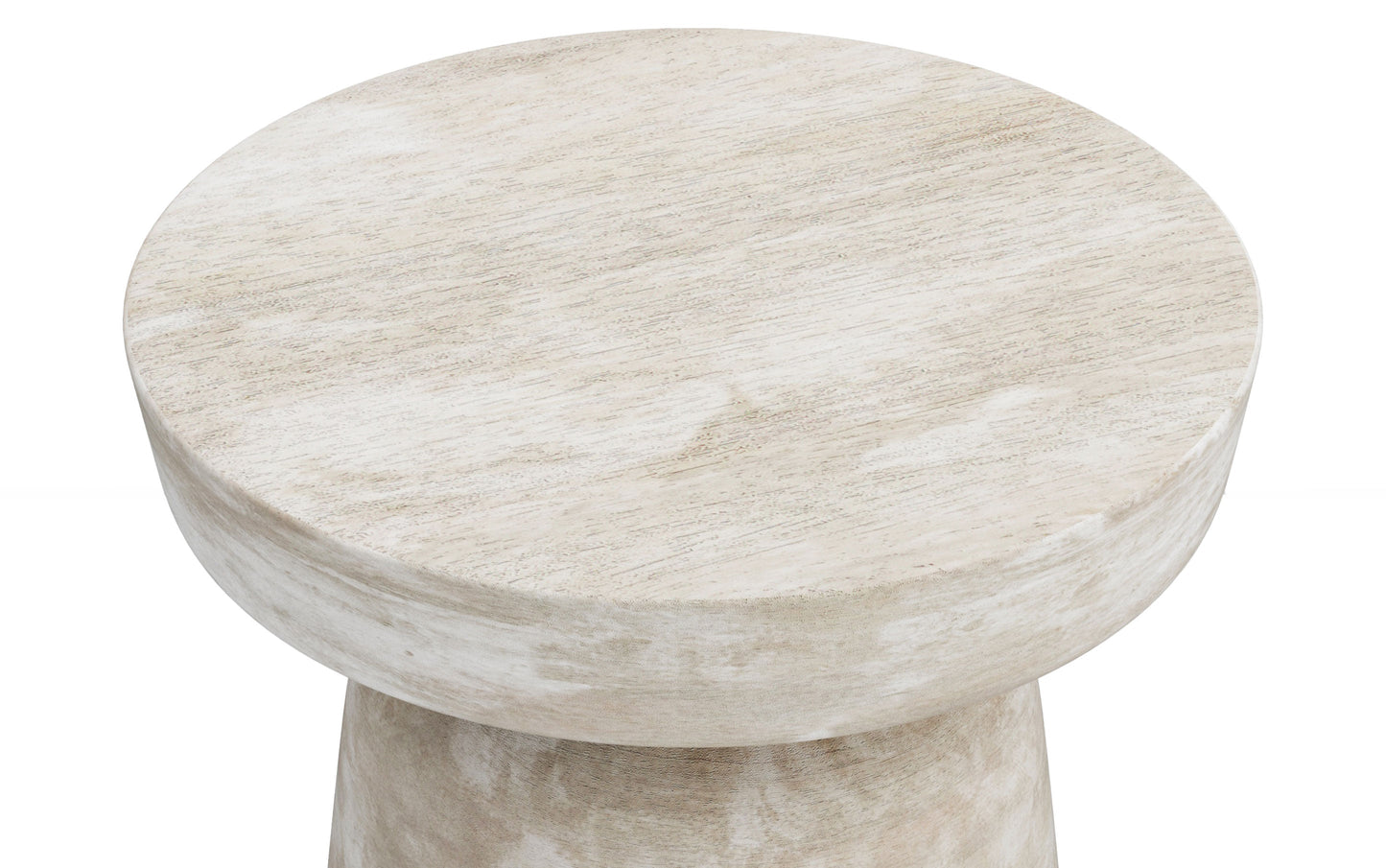 Distressed White Wash | Robbie Accent Table