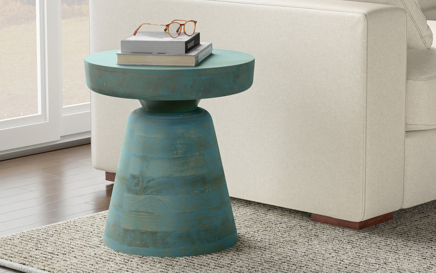 Teal Wash | Robbie Accent Table