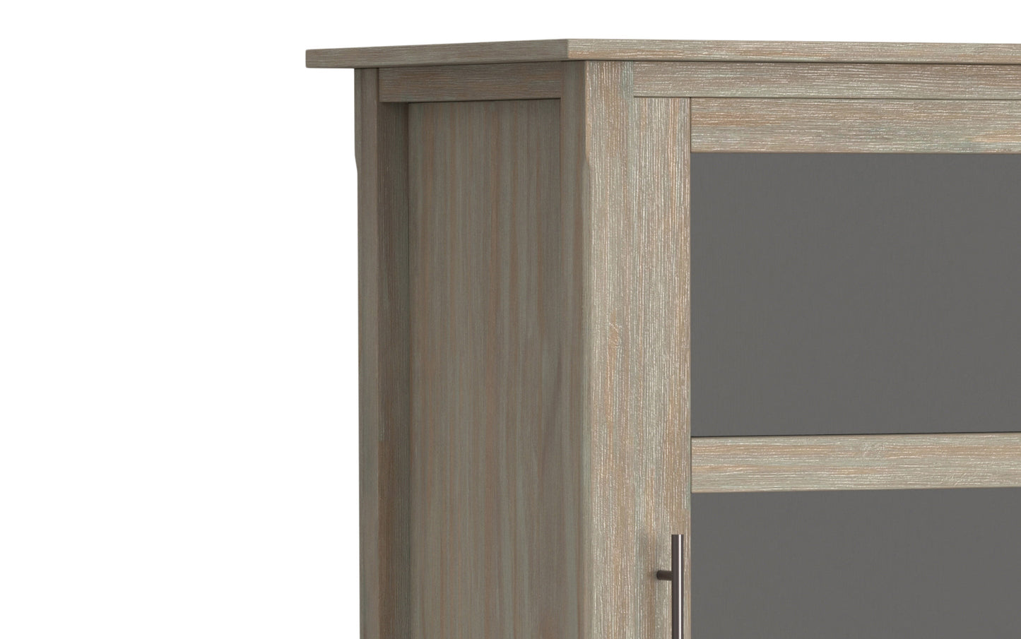 Distressed Grey | Avalon Wine Rack & Storage Cabinet