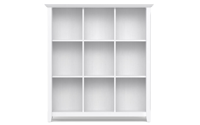 White | Acadian Nine Cube Bookcase & Storage Unit