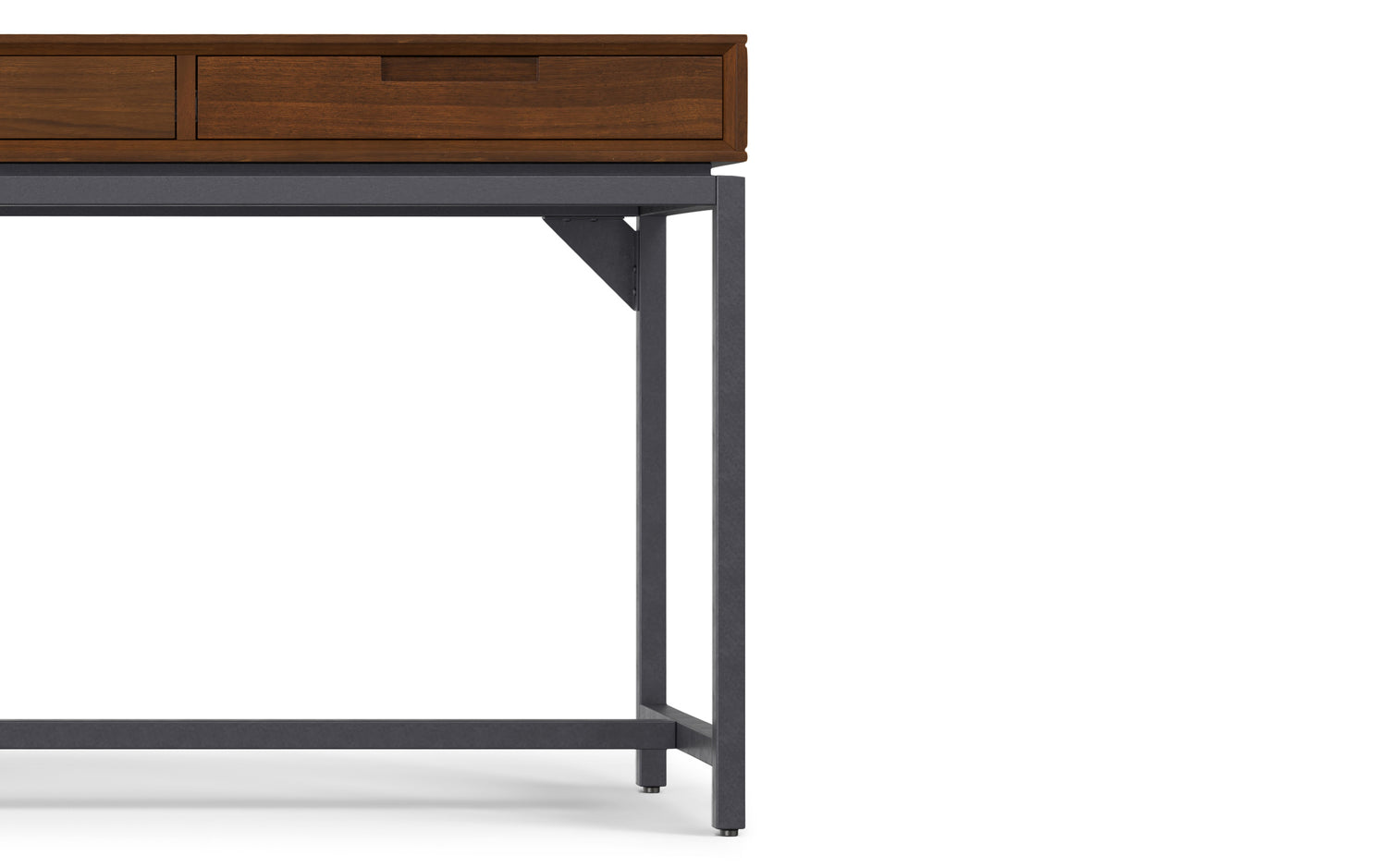 Walnut Walnut | Banting Mid Century Wide Desk