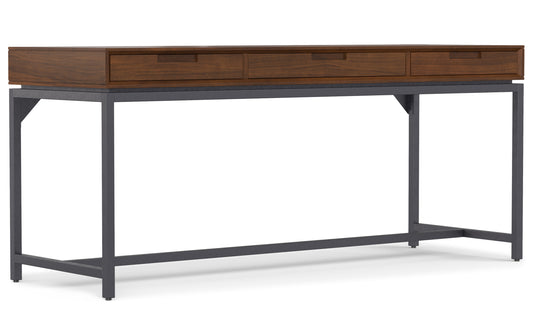 Walnut Walnut | Banting Mid Century Wide Desk