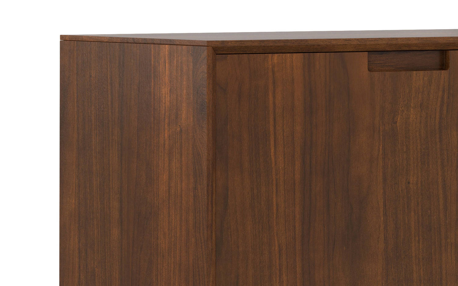 Walnut Veneer Walnut | Banting Mid Century Sideboard with Centre Drawers