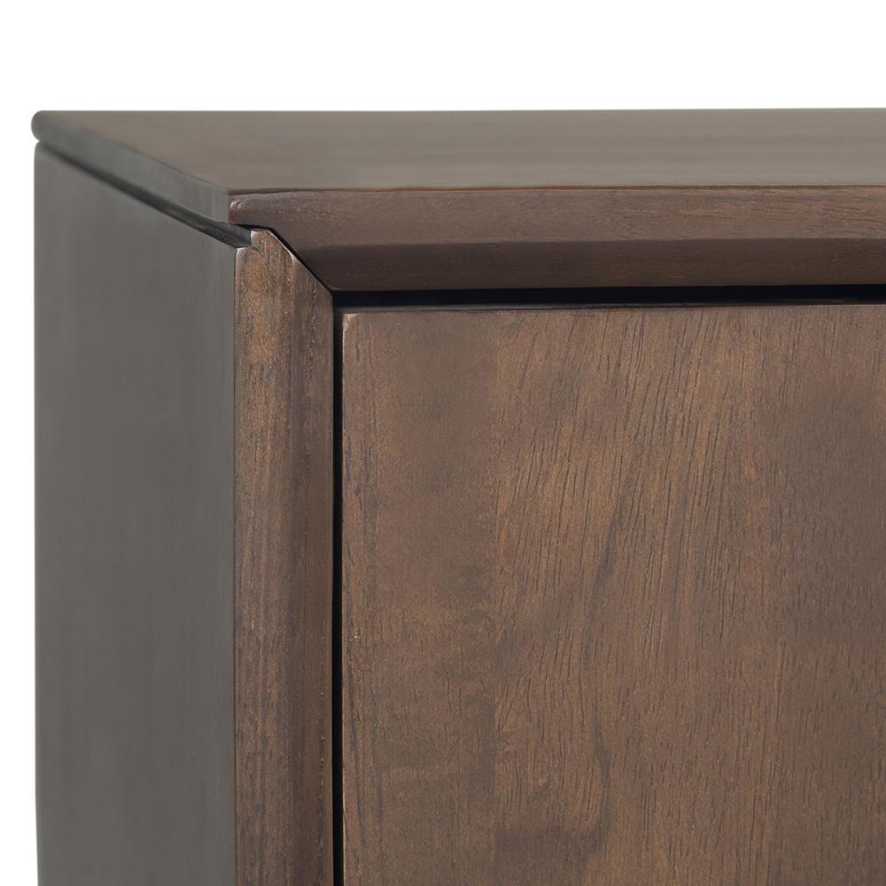 Walnut Brown Walnut | Banting Mid Century Sideboard with Centre Drawers