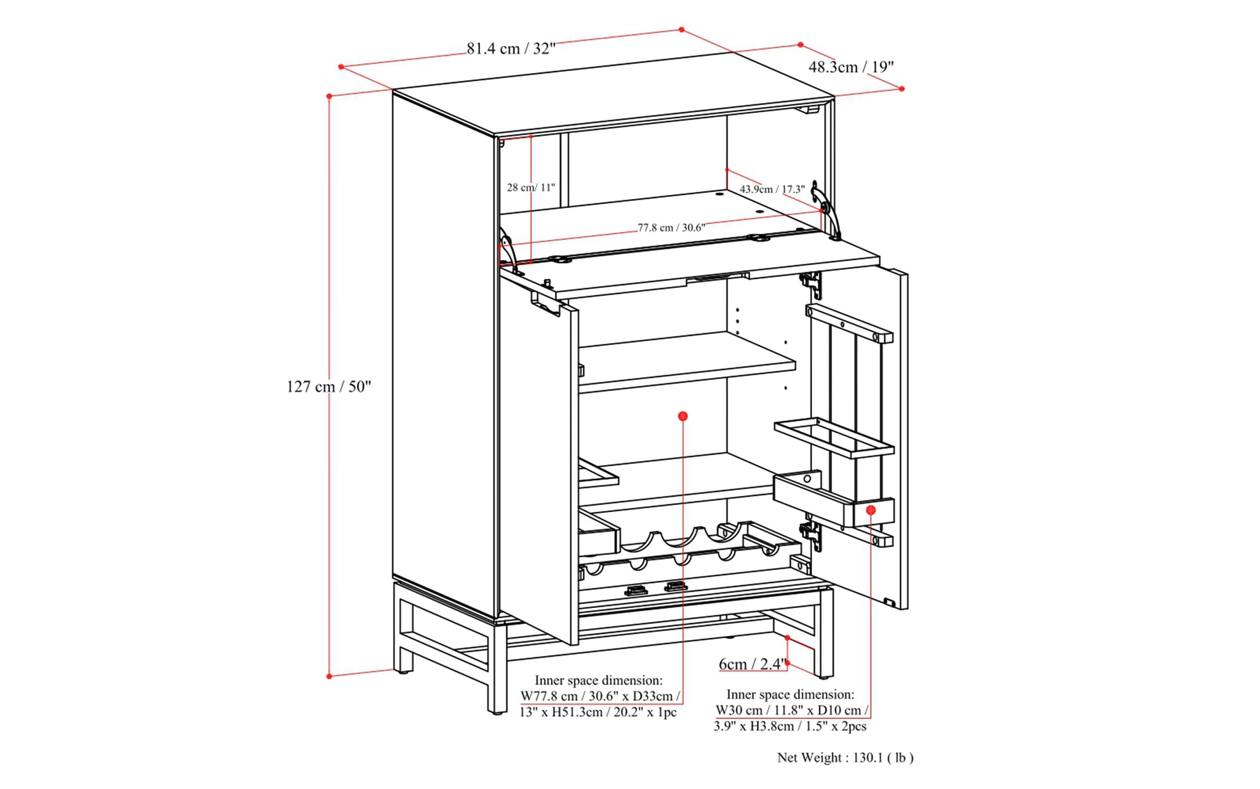 Banting Bar Cabinet