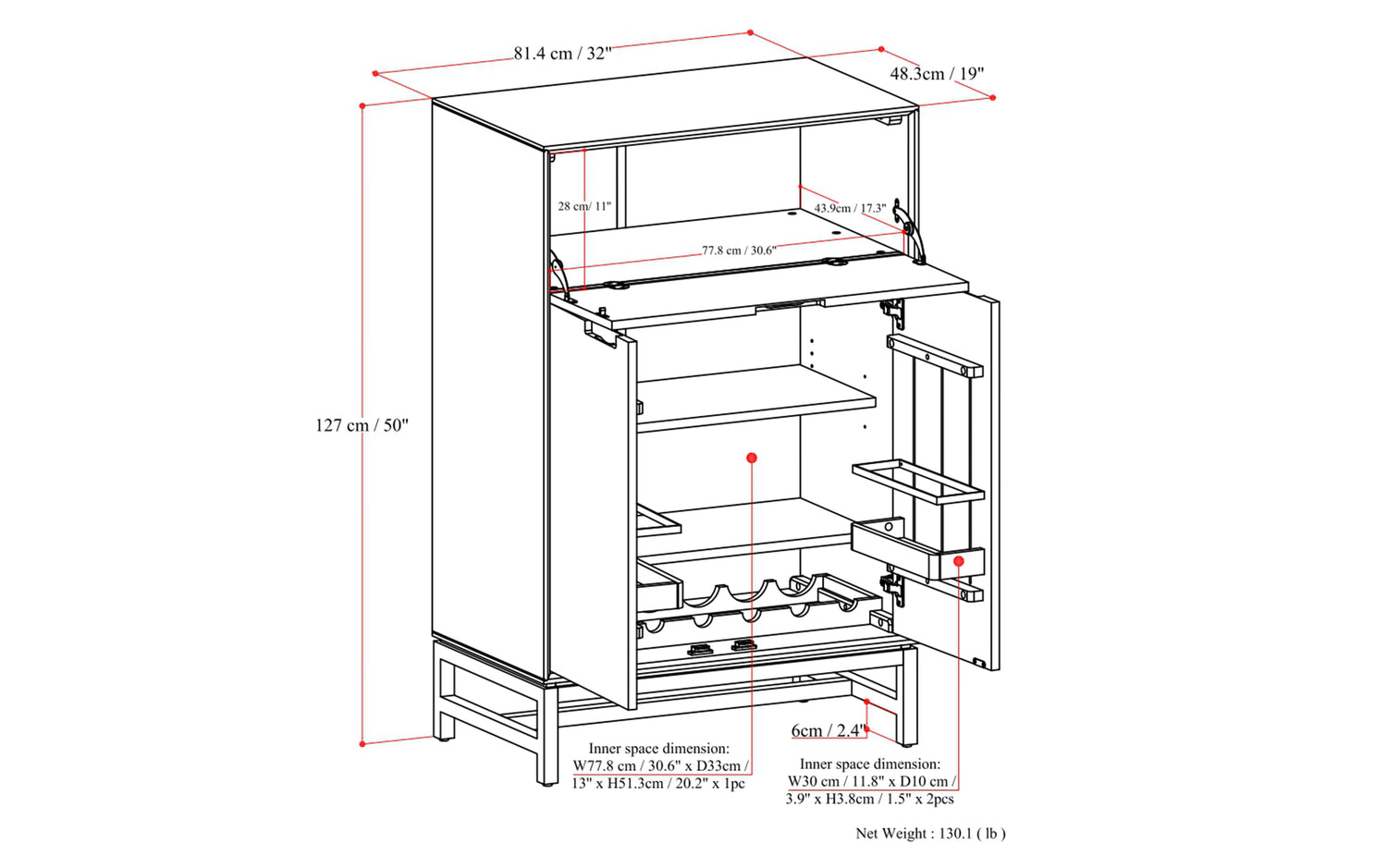 Banting Bar Cabinet