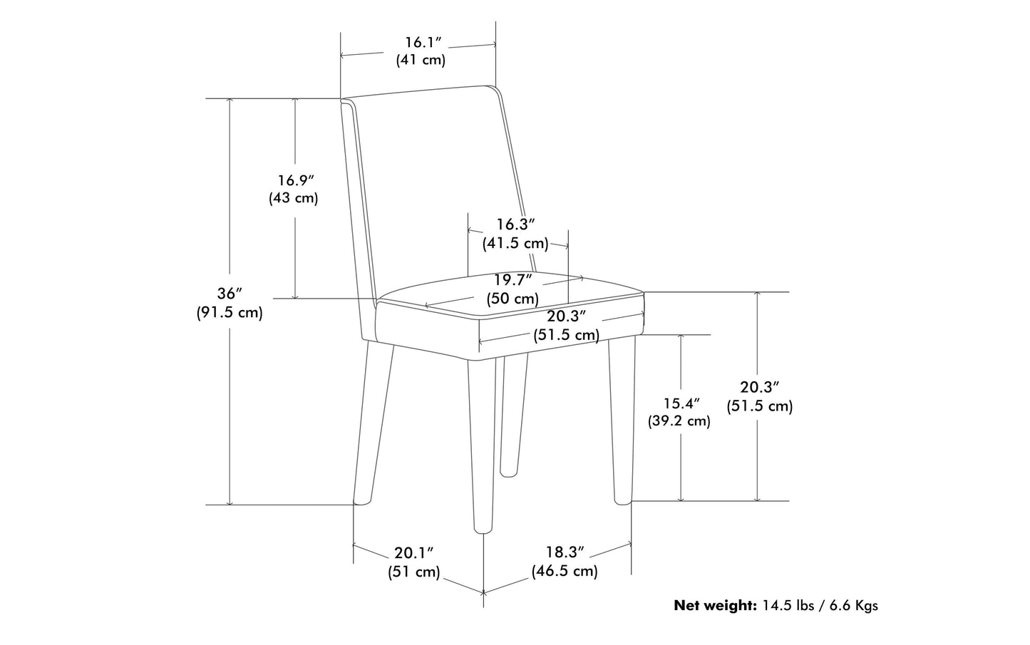 Natural Linen Style Fabric | Bartow / Watkins 7 Piece Dining Set