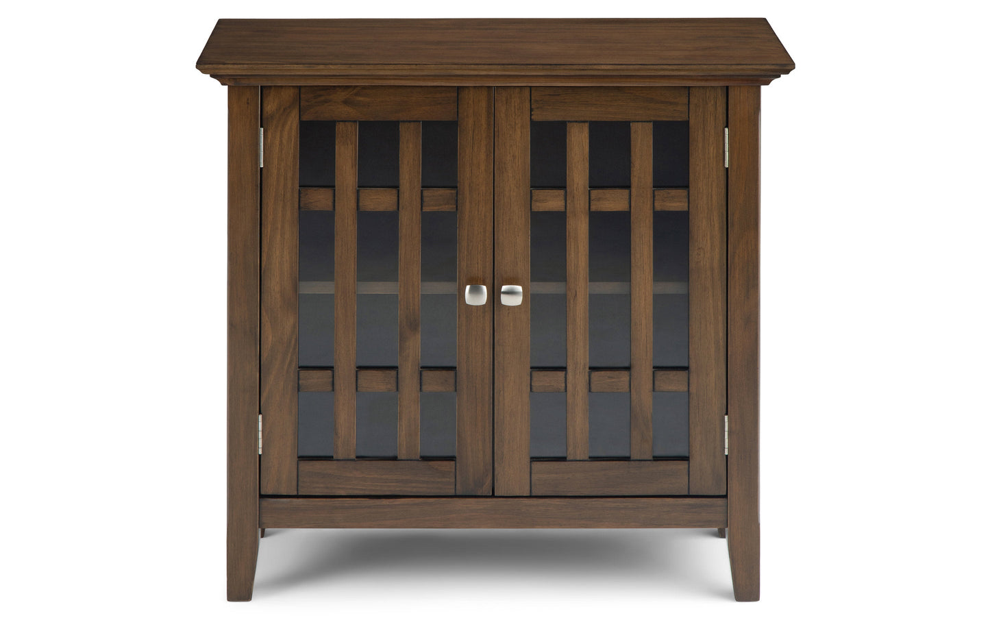 Rustic Natural Aged Brown | Bedford Low Storage Cabinet