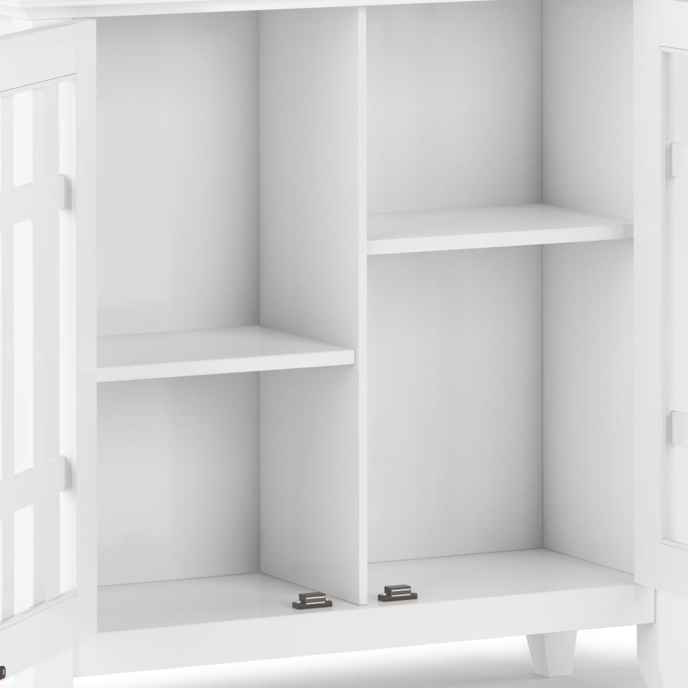 White | Bedford Low Storage Cabinet