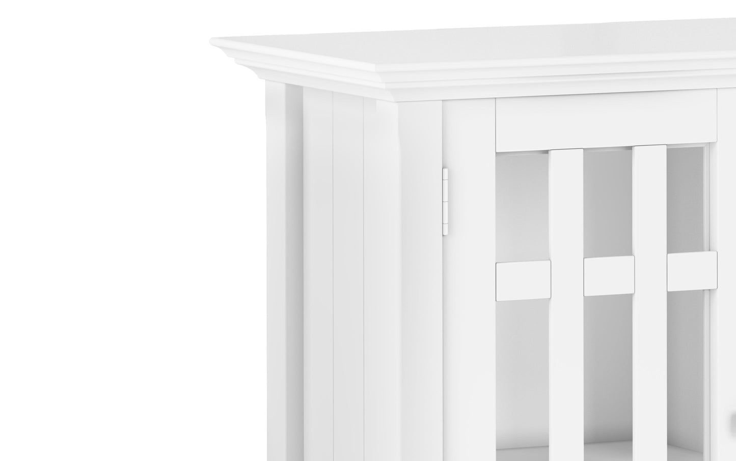 White | Bedford Low Storage Cabinet