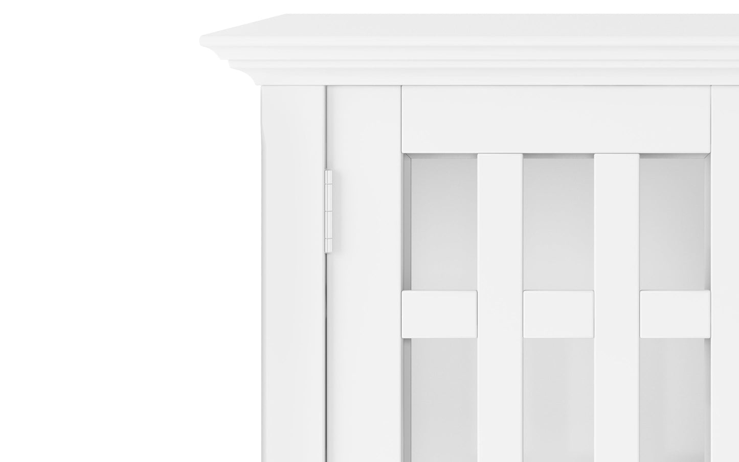 White | Bedford Low Storage Cabinet