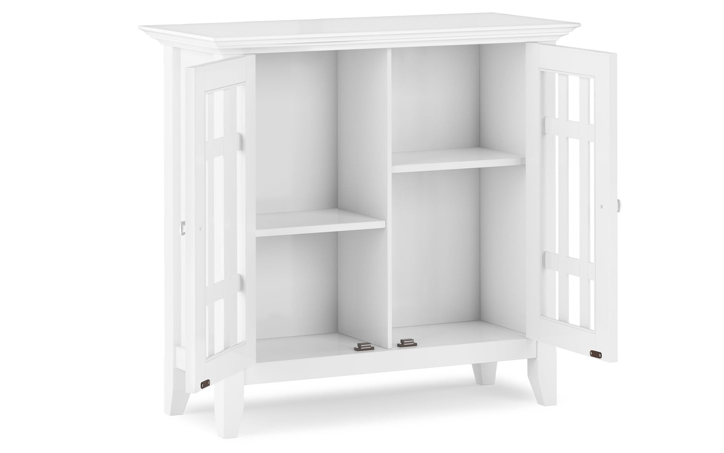 White | Bedford Low Storage Cabinet