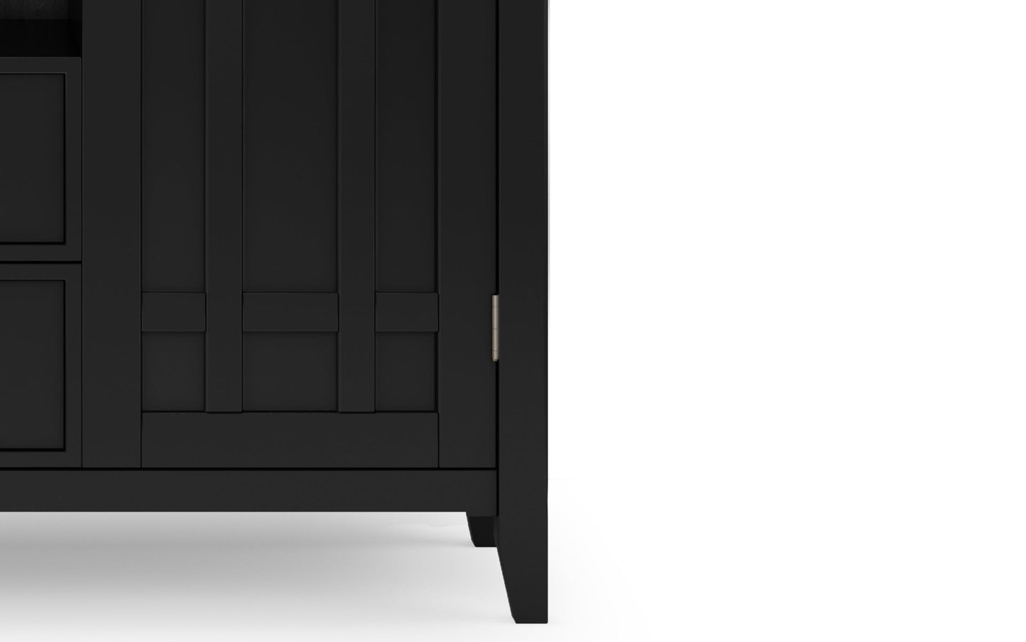 Black | Bedford Sideboard Buffet & Winerack