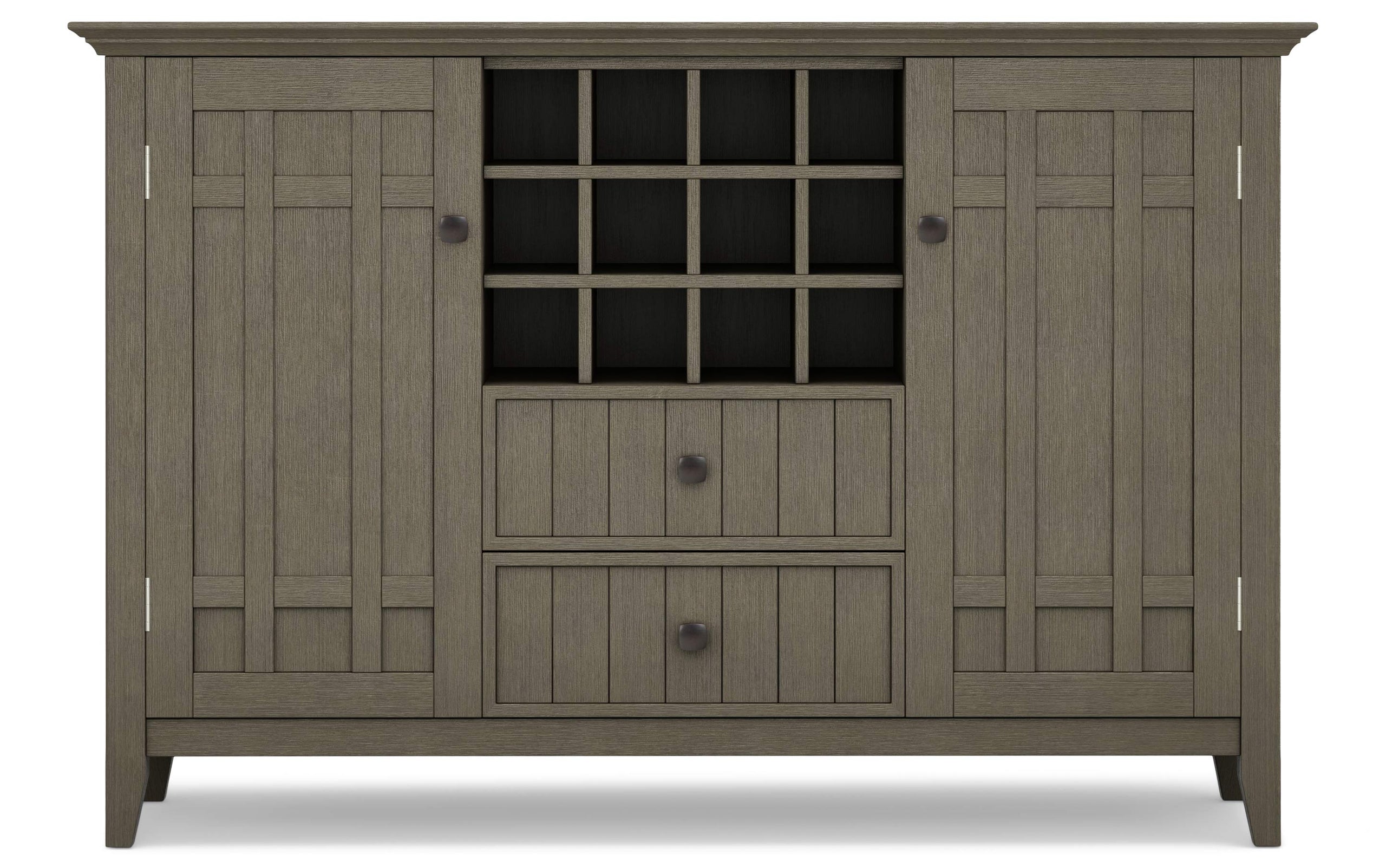 Farmhouse Grey | Bedford Sideboard Buffet & Winerack