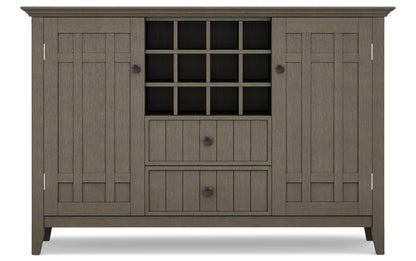 Farmhouse Grey | Bedford Sideboard Buffet & Winerack