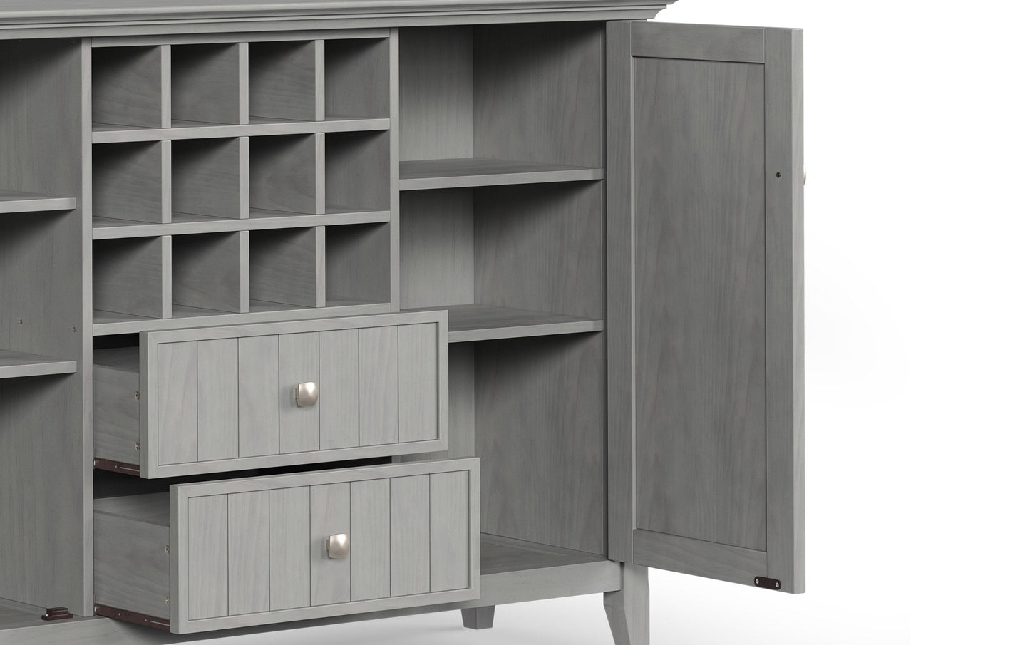 Fog Grey | Bedford Sideboard Buffet & Winerack