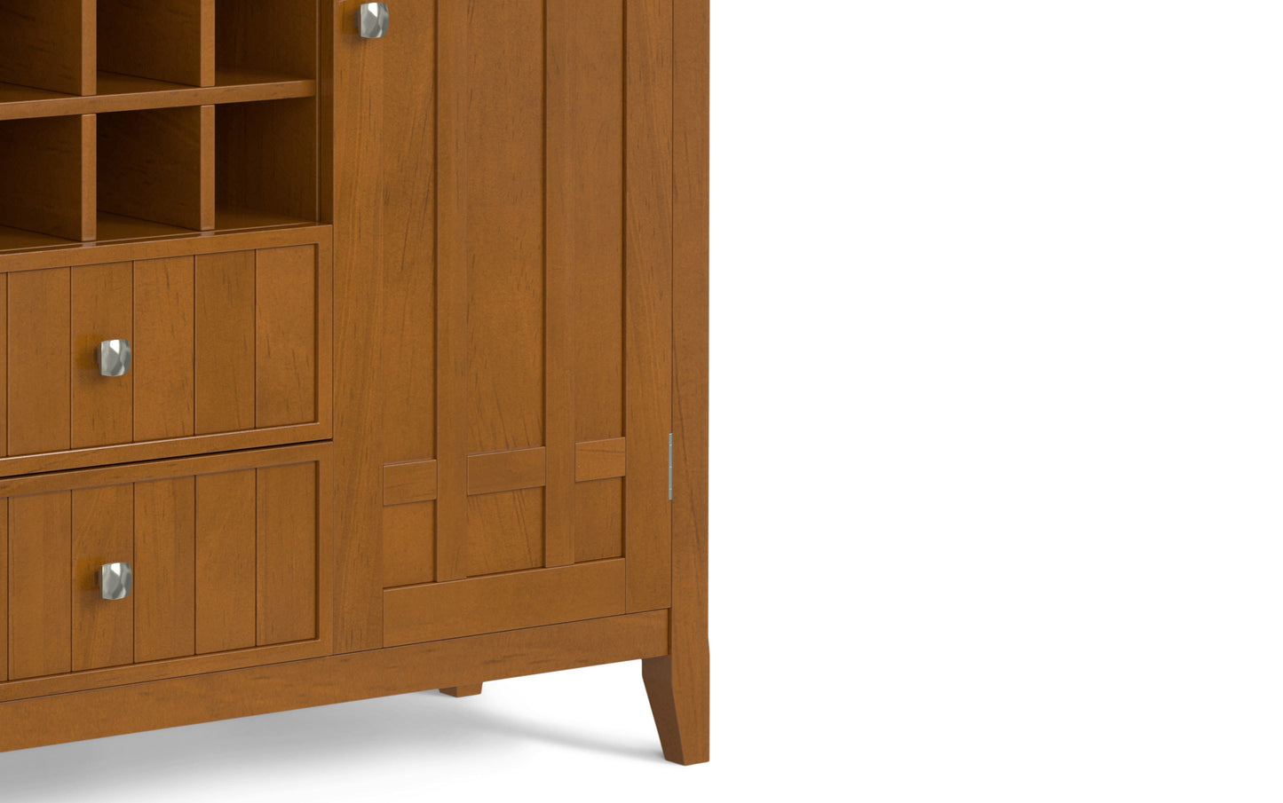 Light Golden Brown | Bedford Sideboard Buffet & Winerack