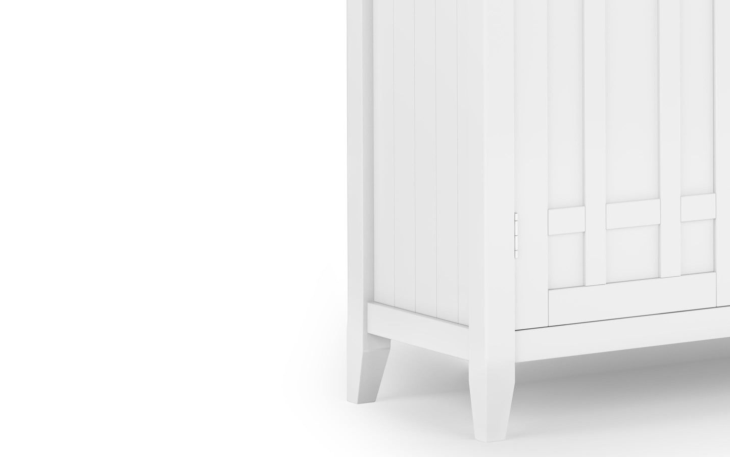 White | Bedford Sideboard Buffet & Winerack