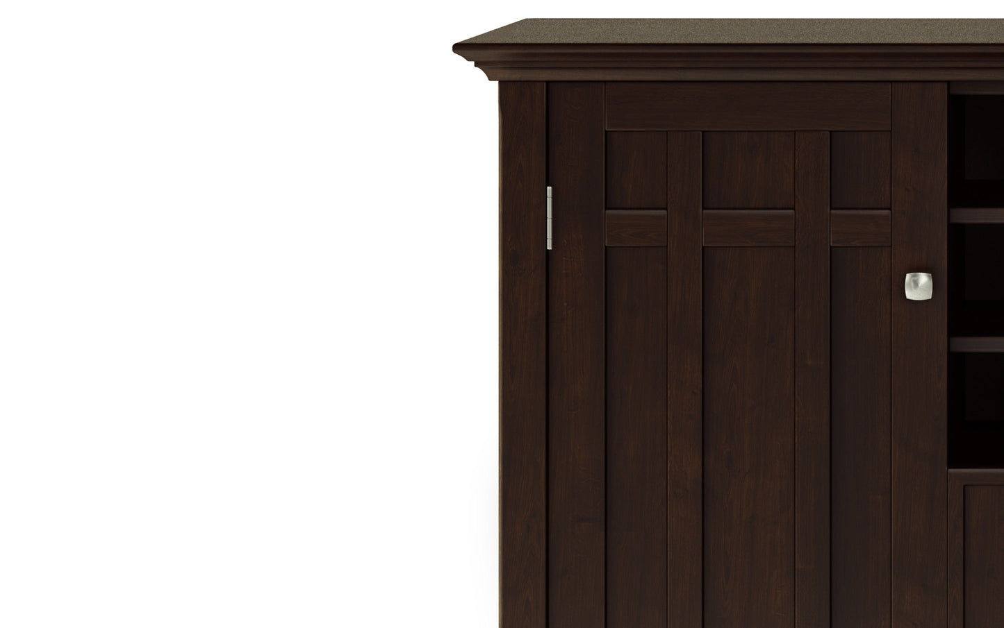 Dark Chestnut Brown | Bedford Sideboard Buffet & Winerack