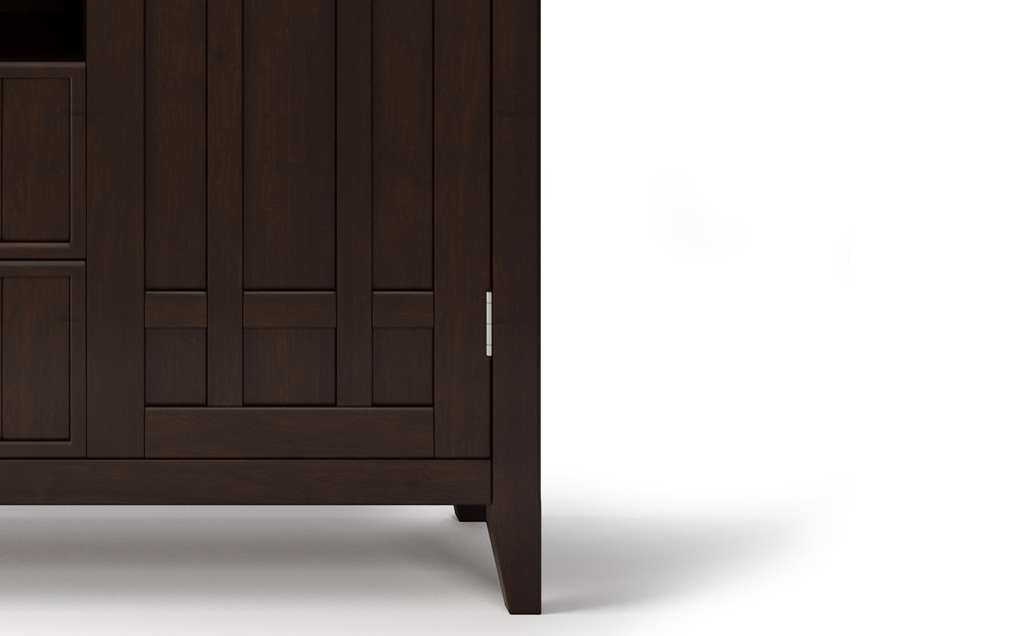 Dark Chestnut Brown | Bedford Sideboard Buffet & Winerack