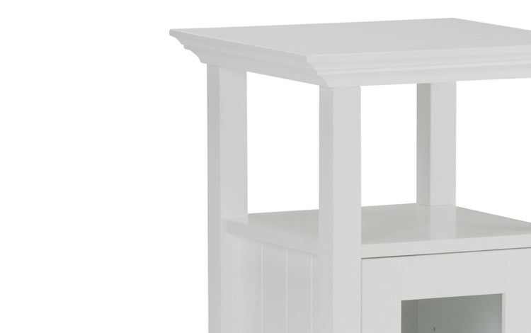 Pure White | Acadian Floor Storage Cabinet