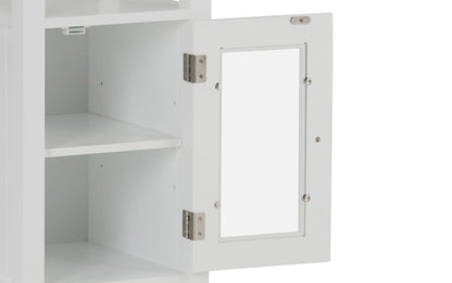 Pure White | Acadian Floor Storage Cabinet