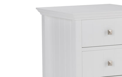 Pure White | Acadian Four Drawer Floor Cabinet