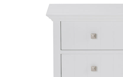 Pure White | Acadian Four Drawer Floor Cabinet