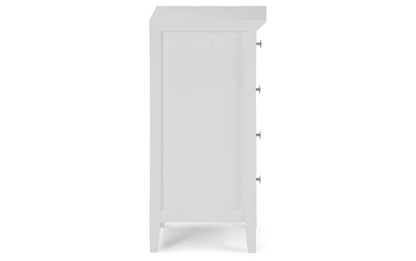 Pure White | Acadian Four Drawer Floor Cabinet