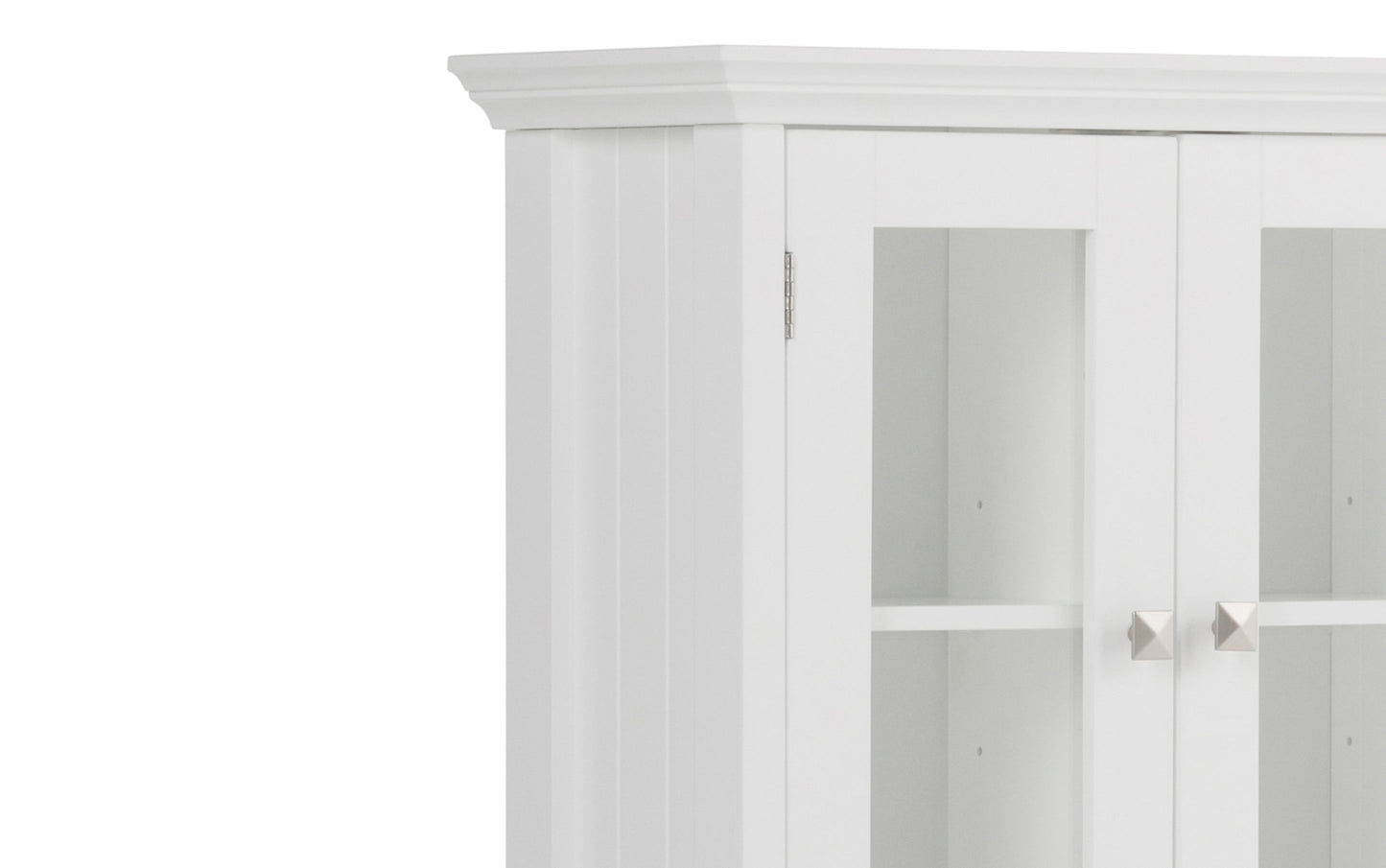 Pure White | Acadian Double Door Wall Cabinet