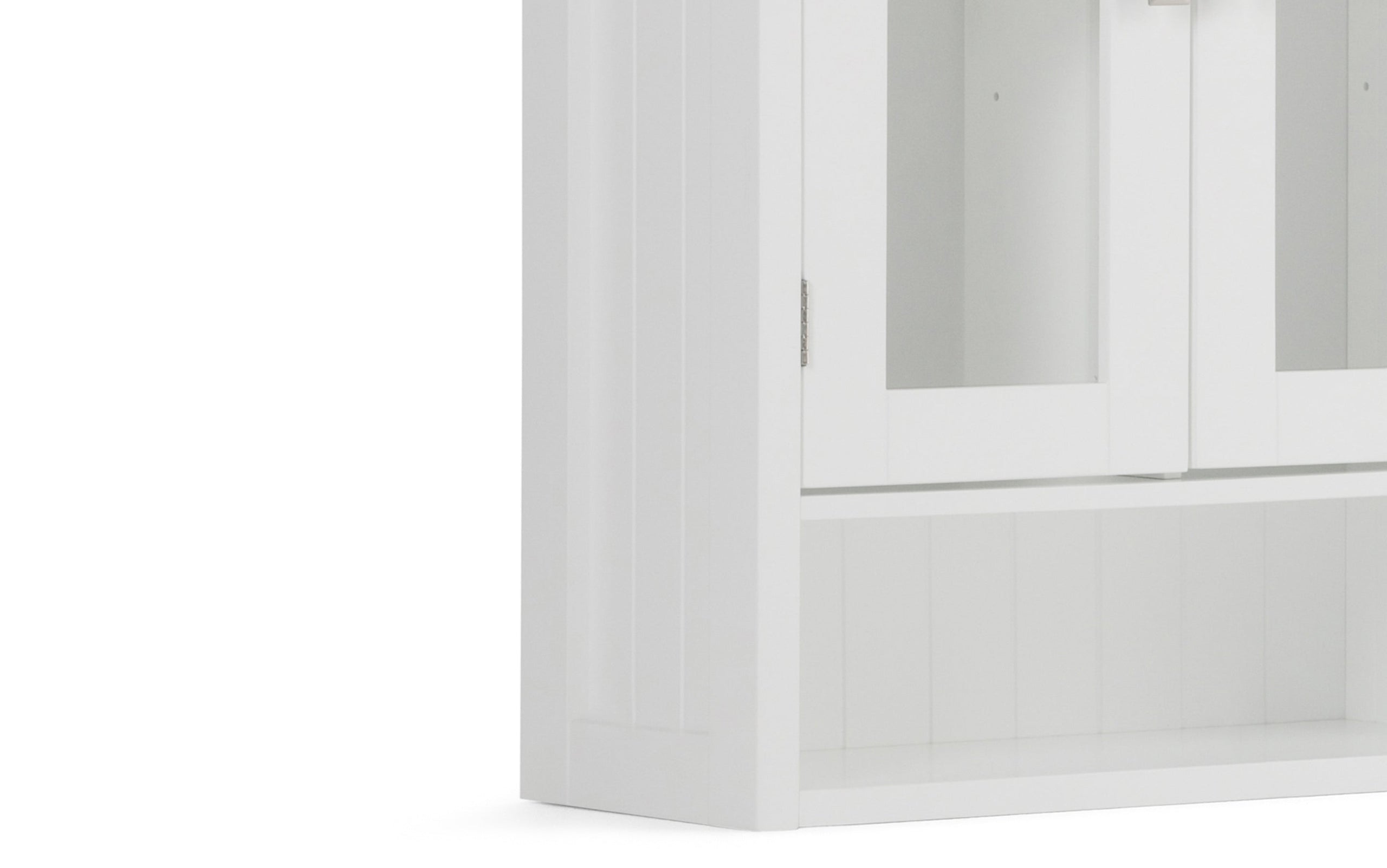 Pure White | Acadian Double Door Wall Cabinet