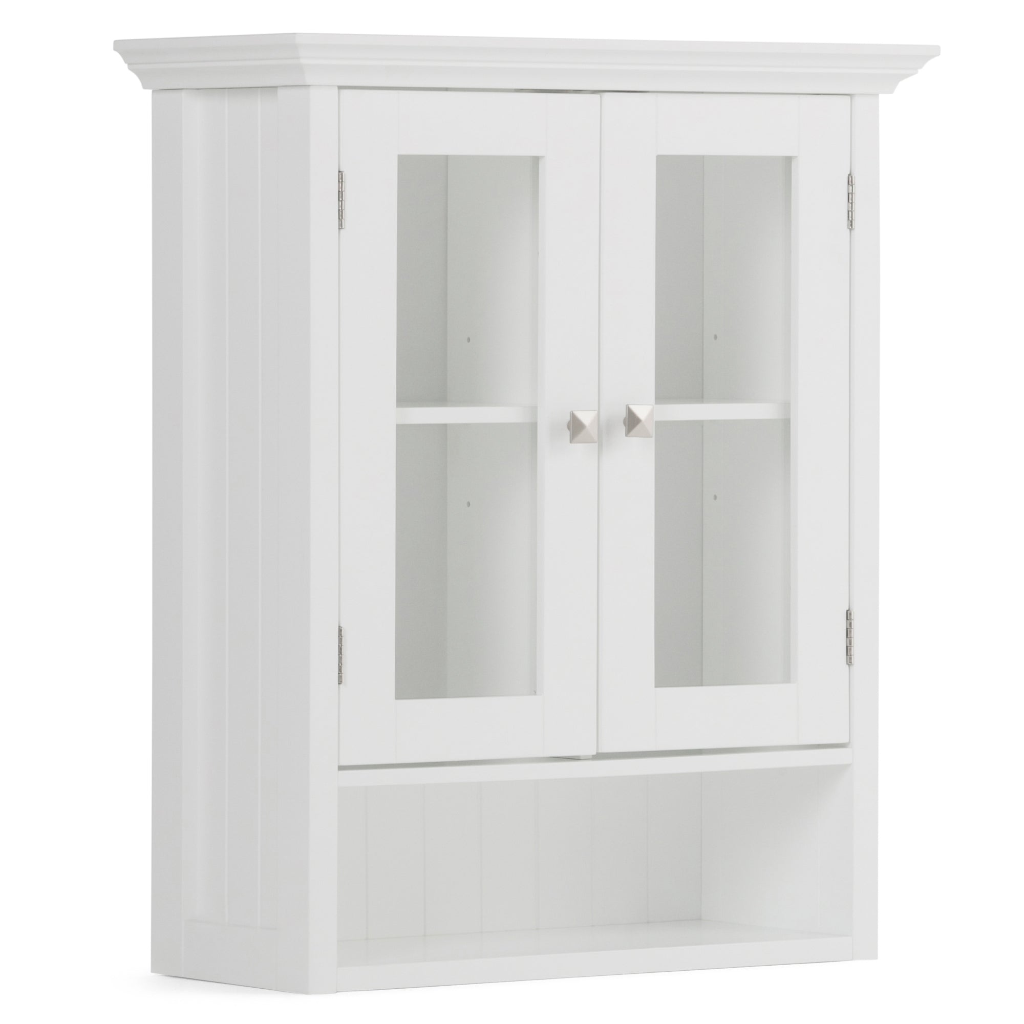 Pure White | Acadian Double Door Wall Cabinet