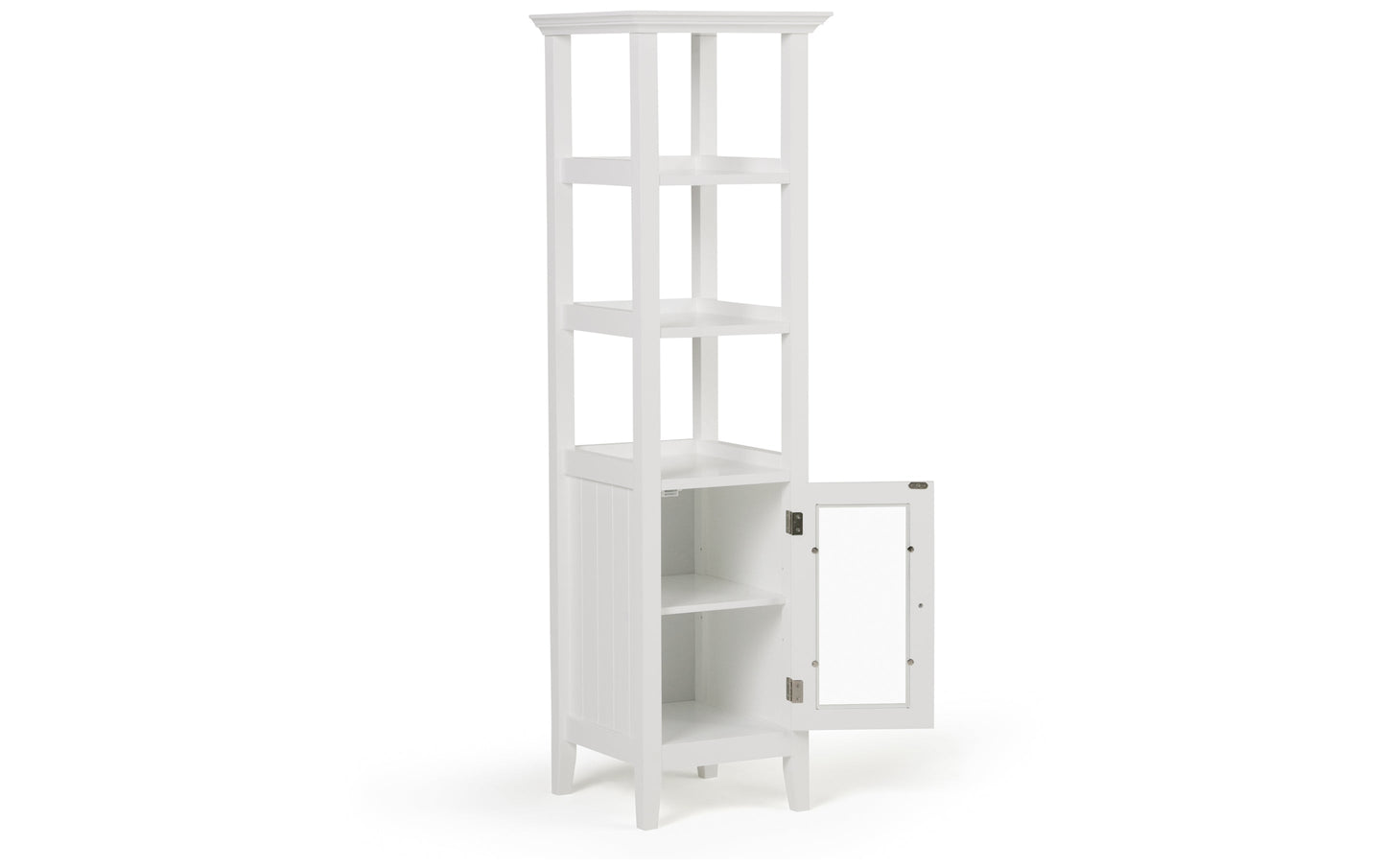 Pure White | Acadian Bath Storage Tower