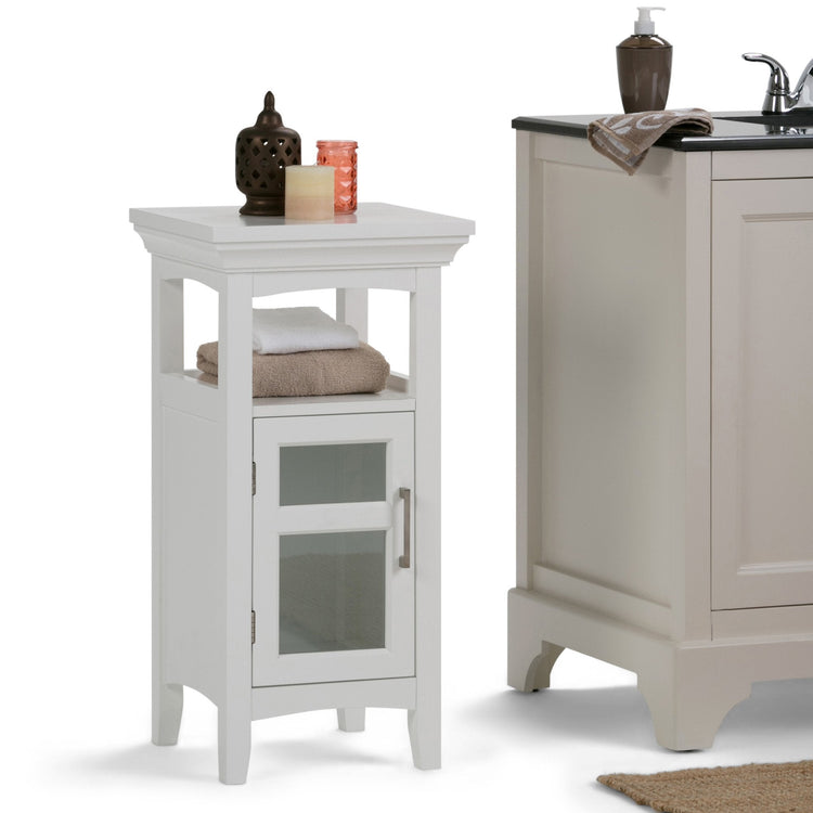 Pure White | Avington Floor Storage Cabinet