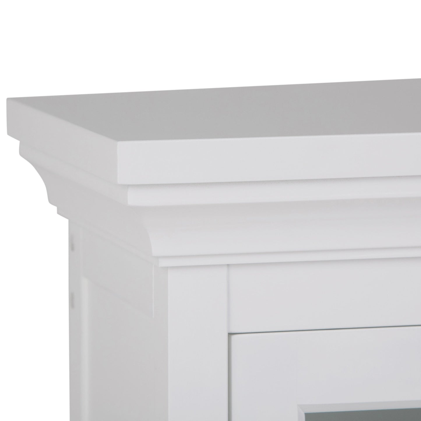 Pure White | Avington Two Door Wall Cabinet with Cubbies