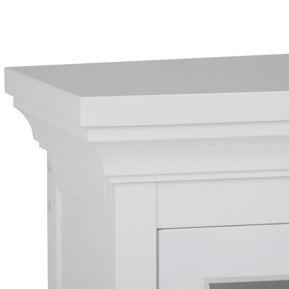 Pure White | Avington Two Door Wall Cabinet with Cubbies