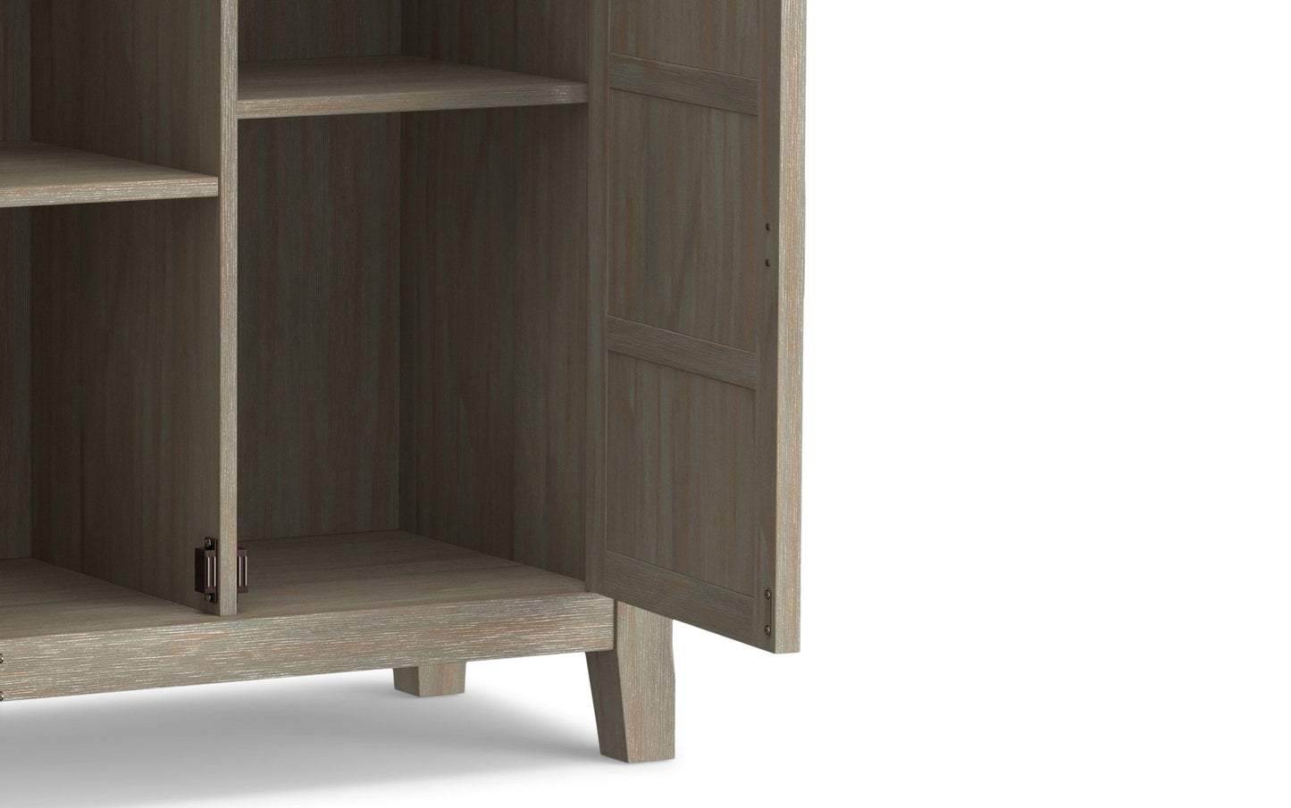 Distressed Grey | Burlington Low Storage Cabinet