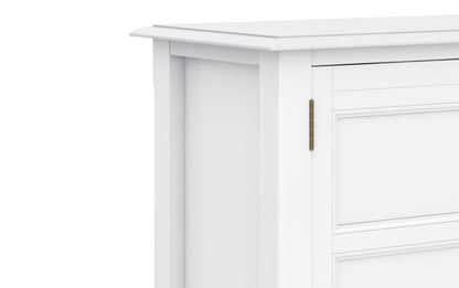 White | Burlington Low Storage Cabinet