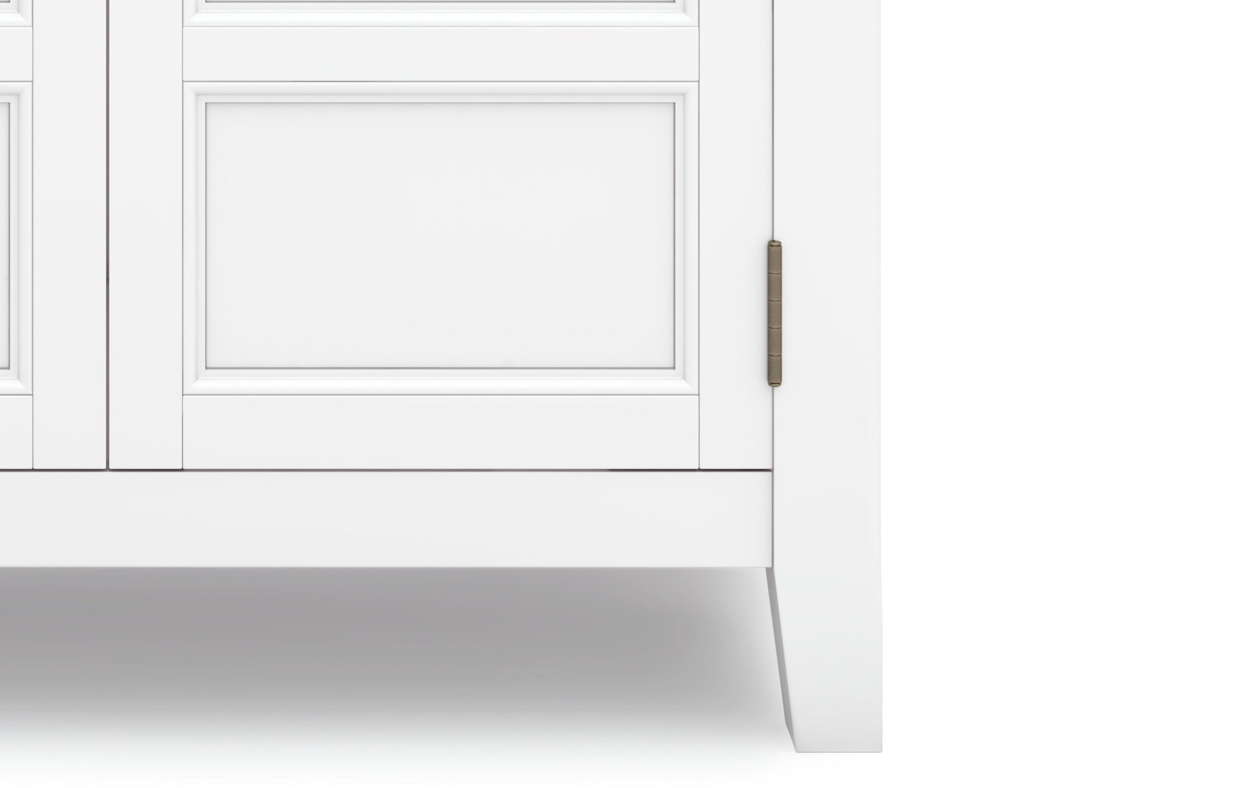 White | Burlington Low Storage Cabinet