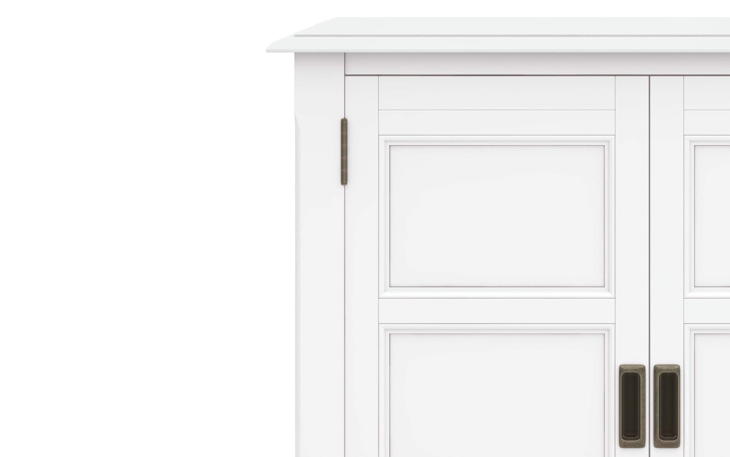 White | Burlington Low Storage Cabinet