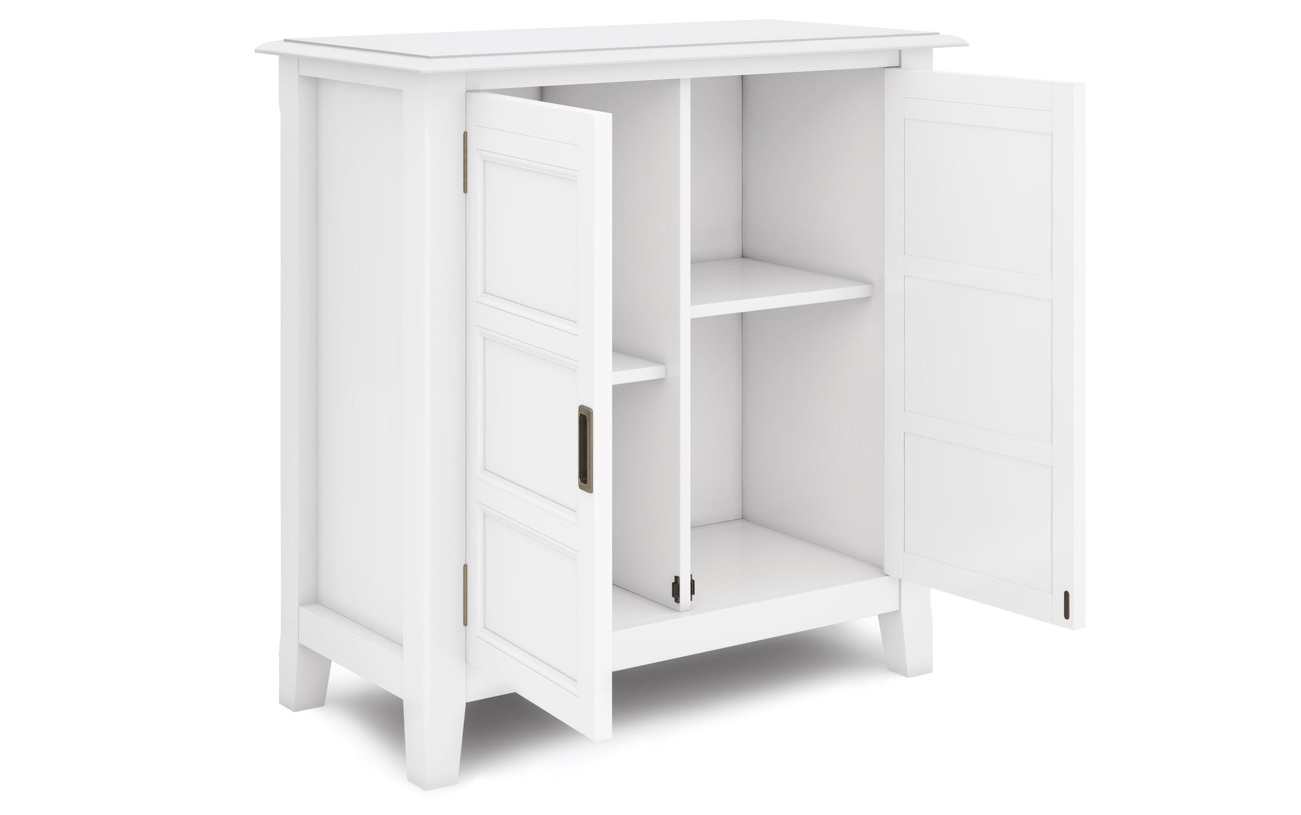 White | Burlington Low Storage Cabinet