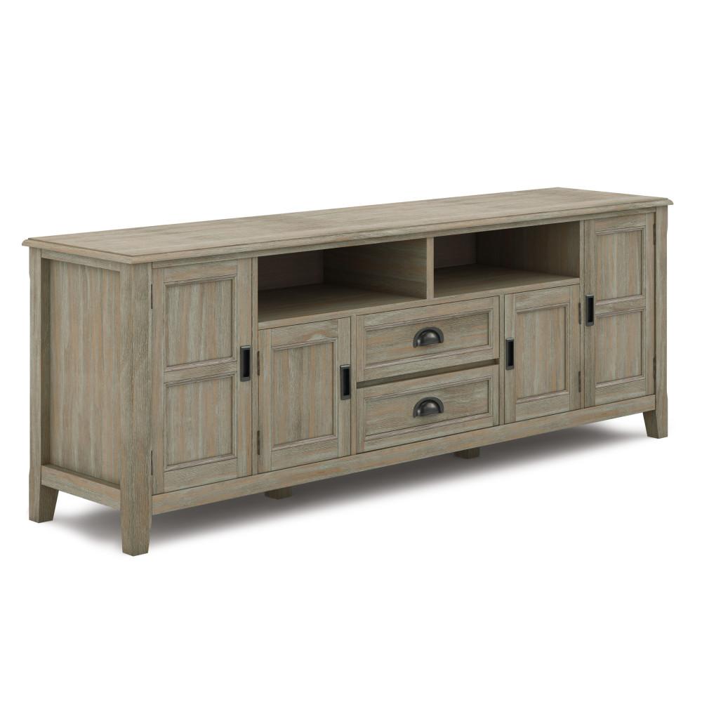 Distressed Grey | Burlington 72 inch TV Media Stand