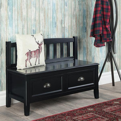 Black | Burlington Entryway Bench