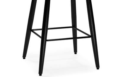 Black Vegan Leather | Callie Counter Height stool (Set of 2)