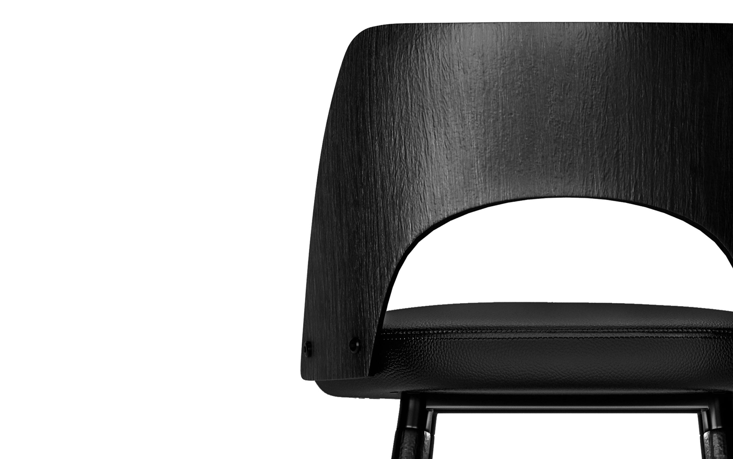 Black Vegan Leather | Callie Counter Height stool (Set of 2)