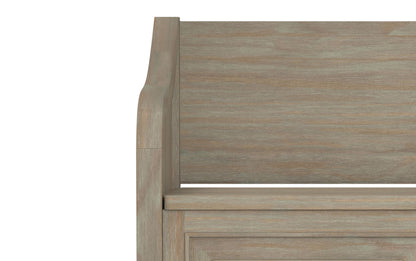 Distressed Grey | Connaught Entryway Storage Bench